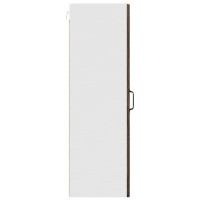 Produktbild för Väggskåp PORTO Brun Ek 40 x 31 x 100 cm Konstruerat trä