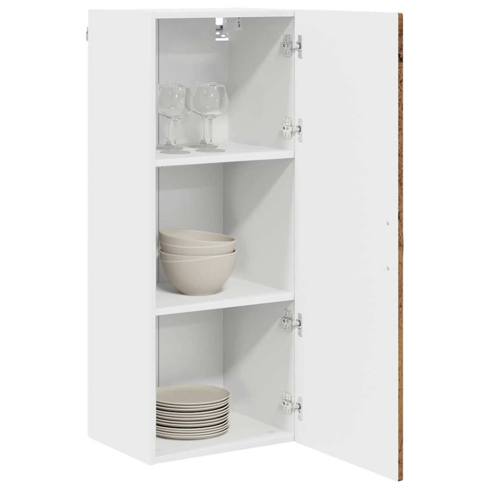 Produktbild för Väggskåp PORTO Gammalt trä 40 x 31 x 100 cm Konstruerat trä