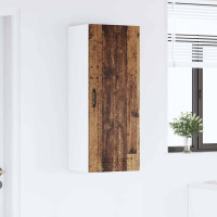 Produktbild för Väggskåp PORTO Gammalt trä 40 x 31 x 100 cm Konstruerat trä