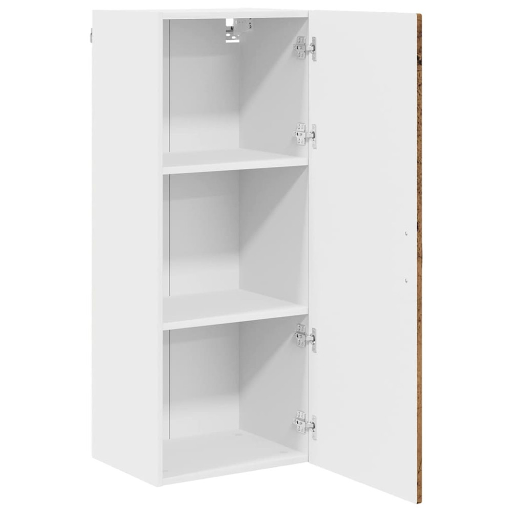 Produktbild för Väggskåp PORTO Gammalt trä 40 x 31 x 100 cm Konstruerat trä