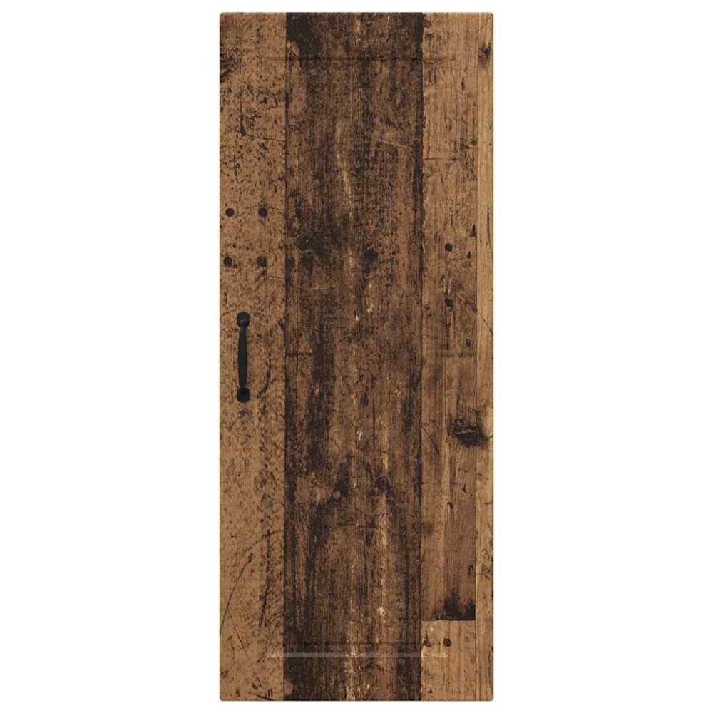 Produktbild för Väggskåp PORTO Gammalt trä 40 x 31 x 100 cm Konstruerat trä