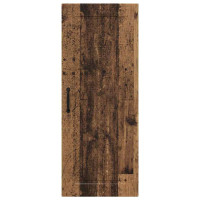 Produktbild för Väggskåp PORTO Gammalt trä 40 x 31 x 100 cm Konstruerat trä