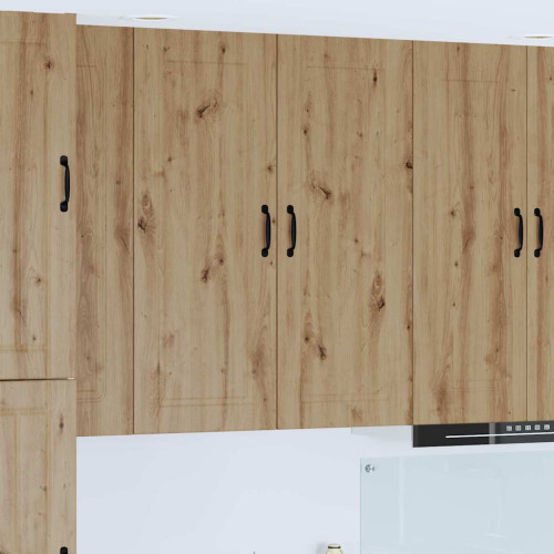 vidaXL Väggskåp PORTO Artisan Ek 40 x 31 x 100 cm Konstruerat trä