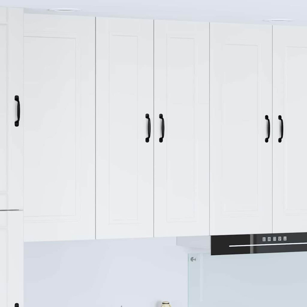 Produktbild för Väggskåp PORTO Vit 60 x 31 x 100 cm Konstruerat trä