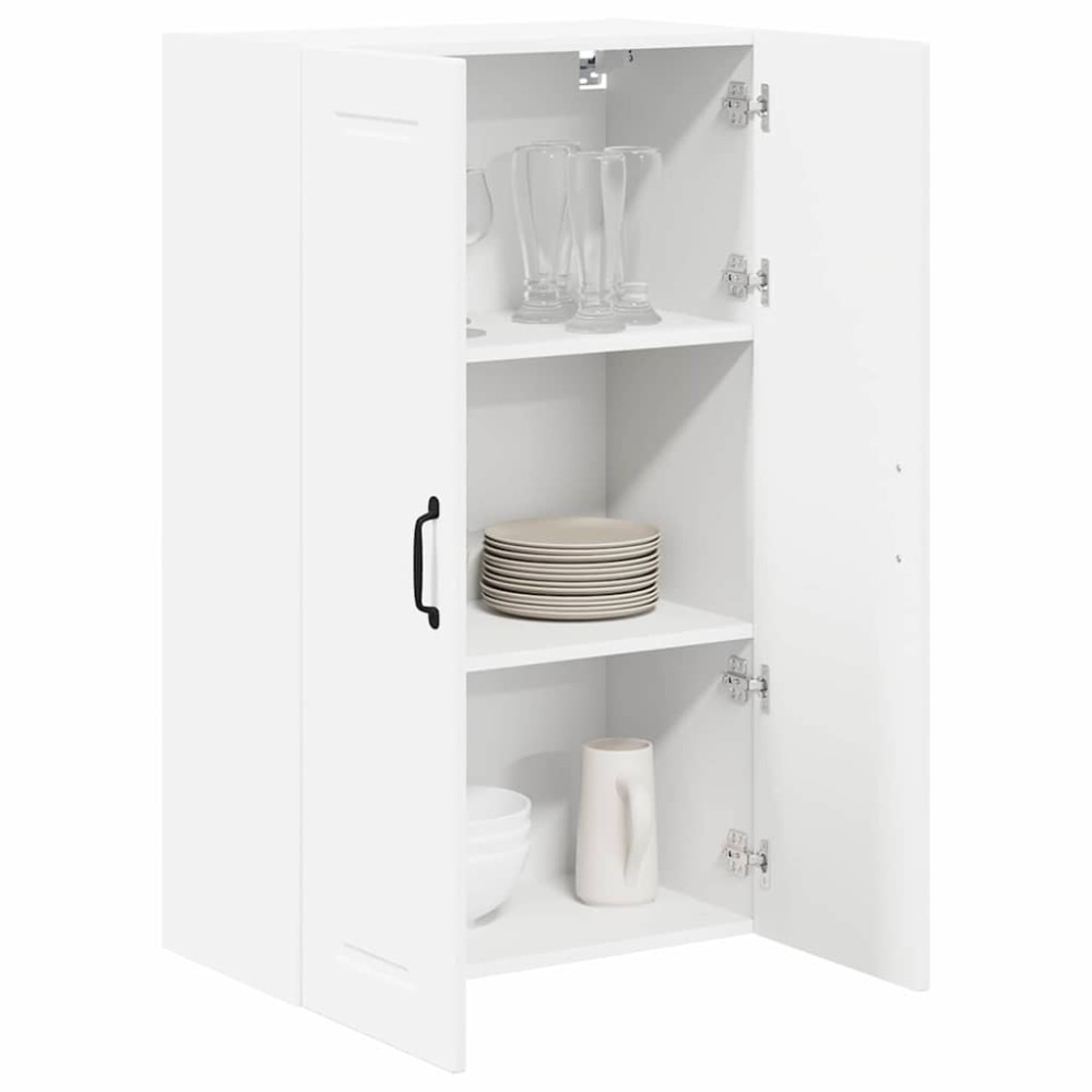 Produktbild för Väggskåp PORTO Vit 60 x 31 x 100 cm Konstruerat trä