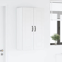 Produktbild för Väggskåp PORTO Vit 60 x 31 x 100 cm Konstruerat trä