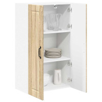 Produktbild för Väggskåp PORTO Sonoma-ek 60 x 31 x 100 cm Konstruerat trä