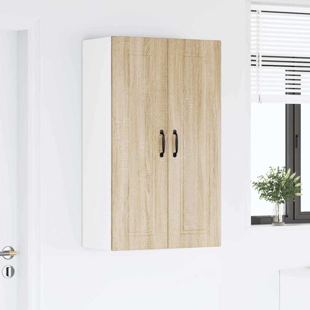 Produktbild för Väggskåp PORTO Sonoma-ek 60 x 31 x 100 cm Konstruerat trä