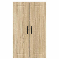 Produktbild för Väggskåp PORTO Sonoma-ek 60 x 31 x 100 cm Konstruerat trä