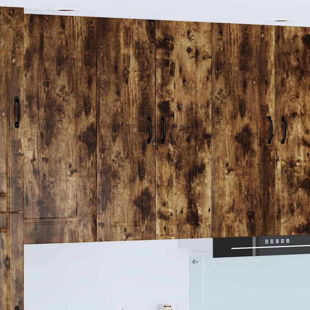 Produktbild för Väggskåp PORTO Rökt ek 60 x 31 x 100 cm Konstruerat trä