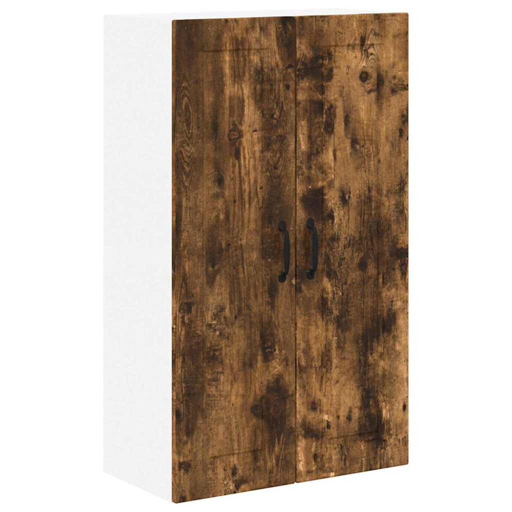 Produktbild för Väggskåp PORTO Rökt ek 60 x 31 x 100 cm Konstruerat trä