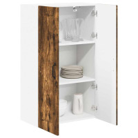 Produktbild för Väggskåp PORTO Rökt ek 60 x 31 x 100 cm Konstruerat trä