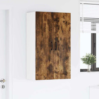 Produktbild för Väggskåp PORTO Rökt ek 60 x 31 x 100 cm Konstruerat trä