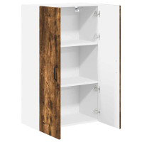 Produktbild för Väggskåp PORTO Rökt ek 60 x 31 x 100 cm Konstruerat trä