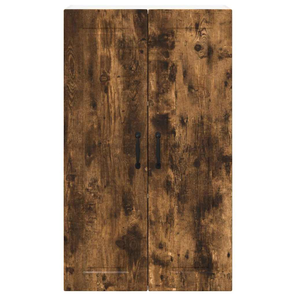 Produktbild för Väggskåp PORTO Rökt ek 60 x 31 x 100 cm Konstruerat trä