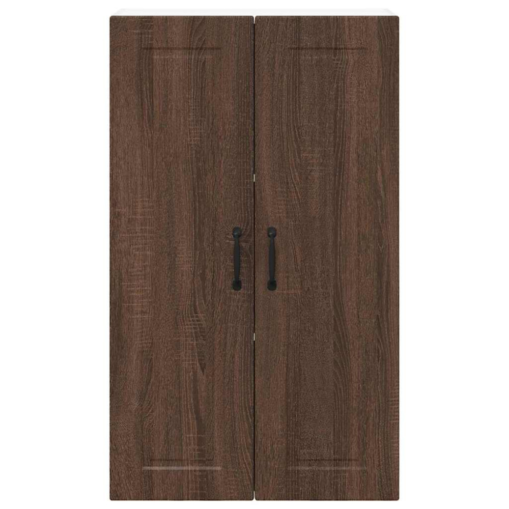 Produktbild för Väggskåp PORTO Brun Ek 60 x 31 x 100 cm Konstruerat trä