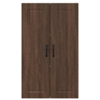 Produktbild för Väggskåp PORTO Brun Ek 60 x 31 x 100 cm Konstruerat trä