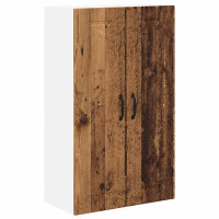 Produktbild för Väggskåp PORTO Gammalt trä 60 x 31 x 100 cm Konstruerat trä