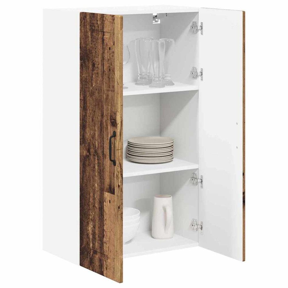 Produktbild för Väggskåp PORTO Gammalt trä 60 x 31 x 100 cm Konstruerat trä