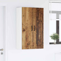 Produktbild för Väggskåp PORTO Gammalt trä 60 x 31 x 100 cm Konstruerat trä