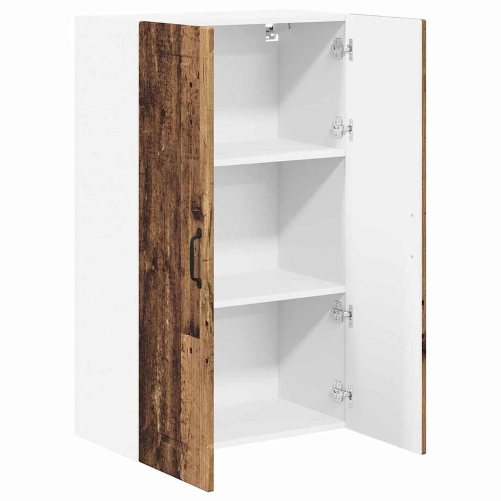 Produktbild för Väggskåp PORTO Gammalt trä 60 x 31 x 100 cm Konstruerat trä