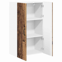 Produktbild för Väggskåp PORTO Gammalt trä 60 x 31 x 100 cm Konstruerat trä