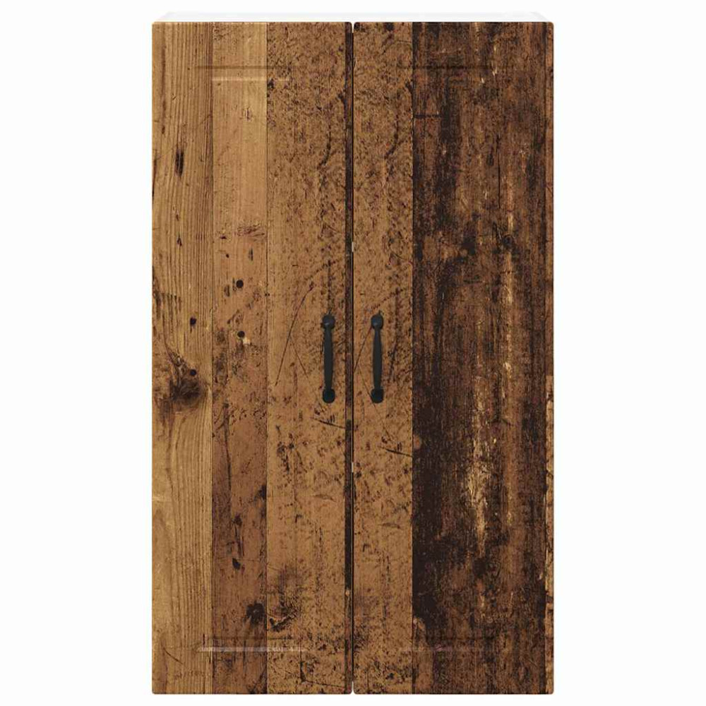 Produktbild för Väggskåp PORTO Gammalt trä 60 x 31 x 100 cm Konstruerat trä