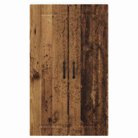 Produktbild för Väggskåp PORTO Gammalt trä 60 x 31 x 100 cm Konstruerat trä