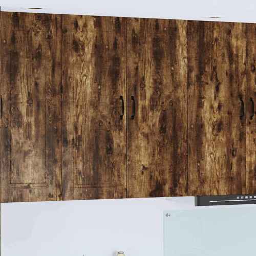 vidaXL Väggskåp PORTO Rökt ek 80 x 31 x 100 cm Konstruerat trä