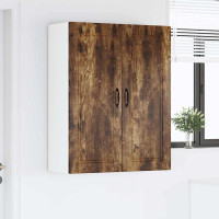 Produktbild för Väggskåp PORTO Rökt ek 80 x 31 x 100 cm Konstruerat trä