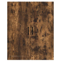 Produktbild för Väggskåp PORTO Rökt ek 80 x 31 x 100 cm Konstruerat trä