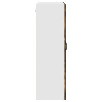 Produktbild för Väggskåp PORTO Rökt ek 80 x 31 x 100 cm Konstruerat trä