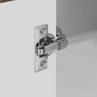 Produktbild för Vägghörnskåp PORTO Brun Ek 57 x 57 x 100 cm Konstruerat trä