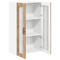 Produktbild för Väggglasförråd PORTO Artisan Ek 60 x 31 x 100 cm