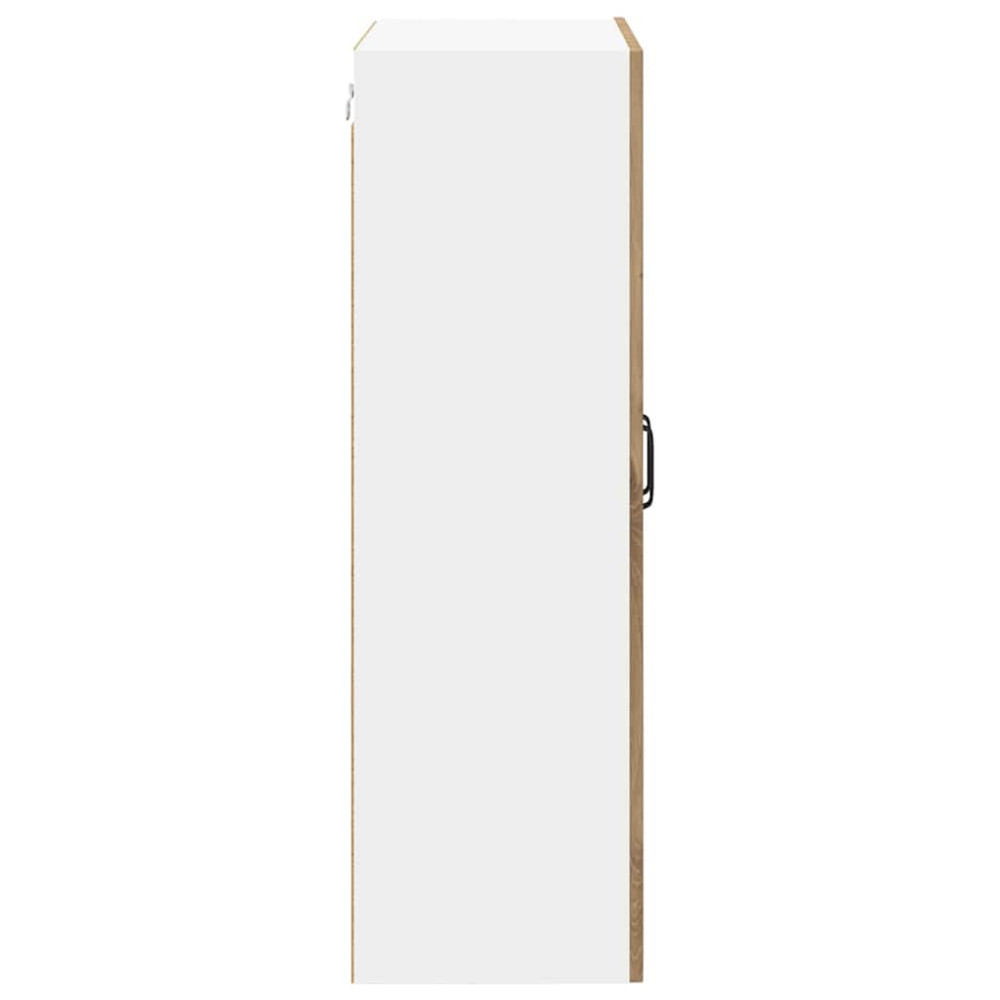 Produktbild för Väggglasförråd PORTO Artisan Ek 60 x 31 x 100 cm