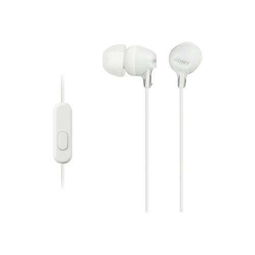 Sony Sony MDR-EX15AP - hörlurar med mikrofon - 3,5 mm kontakt