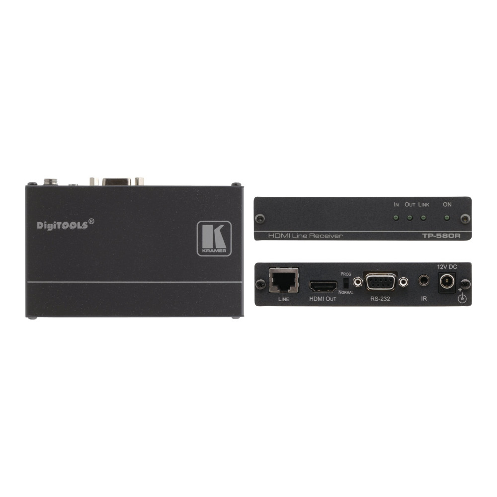Produktbild för Kramer DigiTOOLS TP-580R - video/ljud/infraröd/seriell förlängare