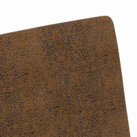 Produktbild för Matstolar med hjul 2 pcs Brun 57 x 66 x 94 cm Faux mockaläder