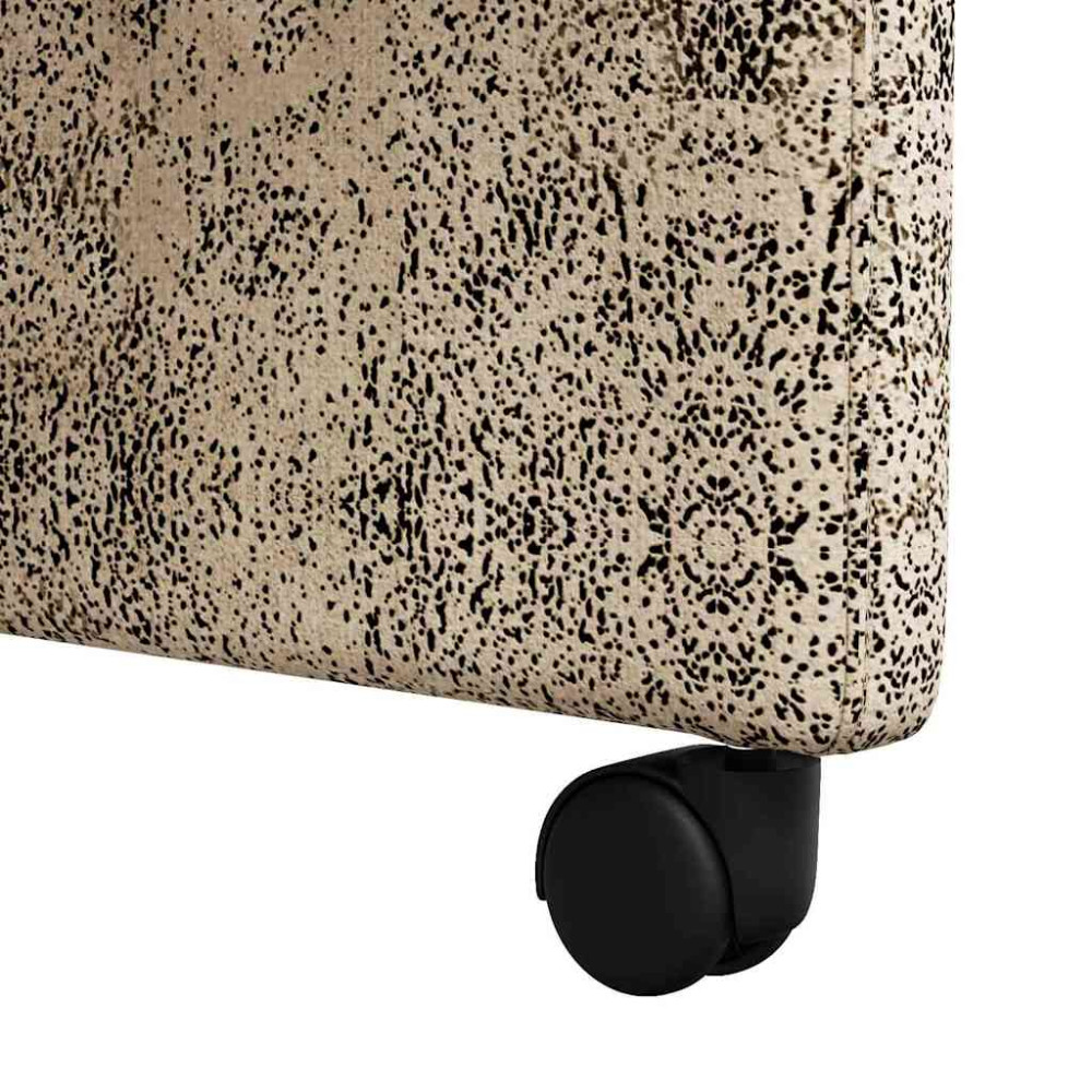 Produktbild för Matstolar med hjul med hjul 2 pcs Ljusgrå 57 x 66 x 94 cm