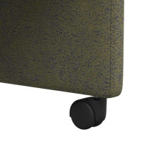 Produktbild för Matstolar med hjul med hjul 2 pcs Armégrön 57 x 66 x 94 cm
