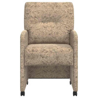 Produktbild för Matstolar med hjul med hjul 2 pcs Ljusgrå 57 x 67 x 95 cm