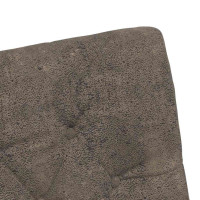 Produktbild för Matstolar med hjul med hjul 2 pcs Mörkgrå 58 x 67 x 97 cm
