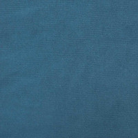 Produktbild för Matstolar med hjul med hjul 2 pcs Blå 58 x 67 x 97 cm Sammet