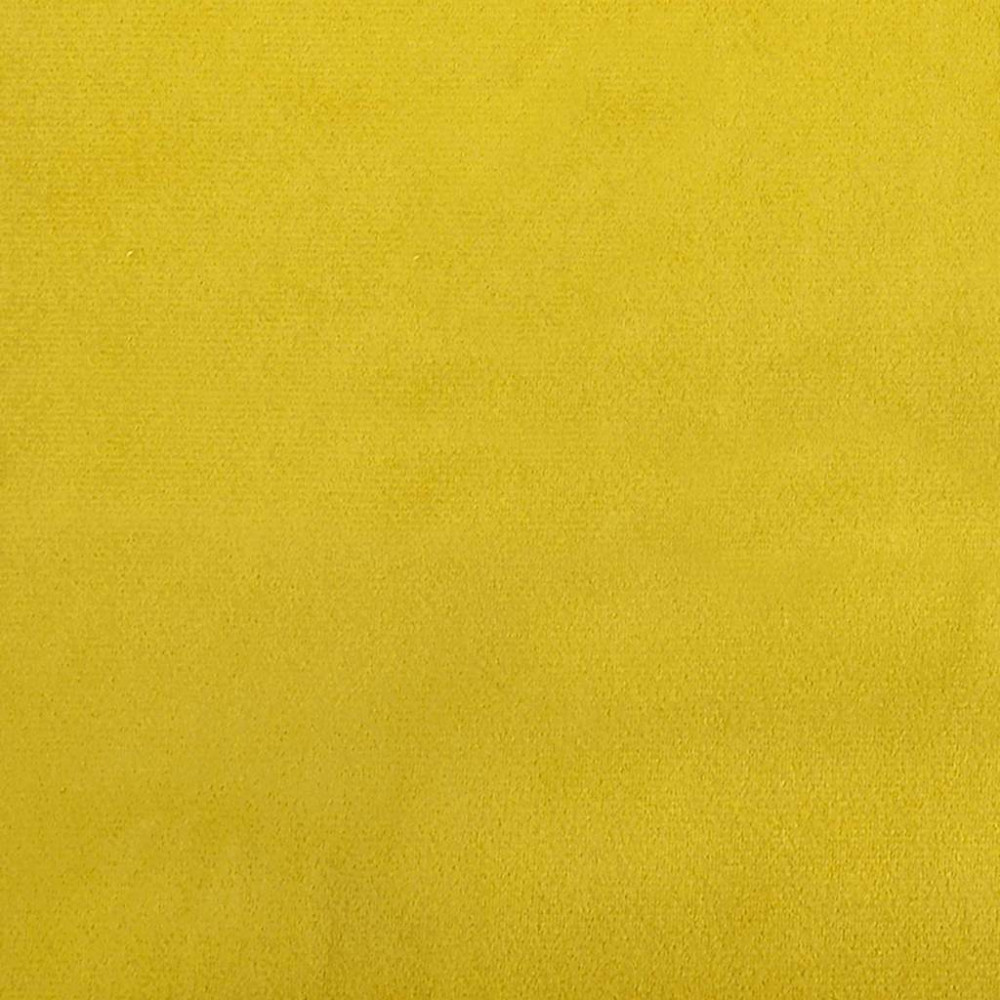 Produktbild för Matstolar med hjul med hjul 2 pcs Gul 58 x 65 x 98 cm Sammet