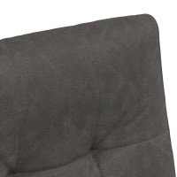 Produktbild för Matstolar med hjul 2 pcs Svart 58 x 67 x 97 cm Konstläder