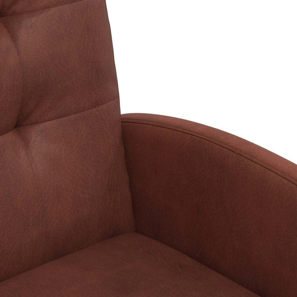 Produktbild för Matstolar med hjul med hjul 2 pcs Skinande brun 58 x 67 x 97 cm