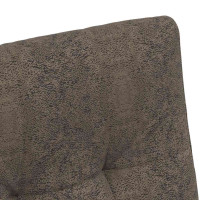 Produktbild för Matstolar med hjul med hjul 2 pcs Mörkgrå 58 x 67 x 97 cm