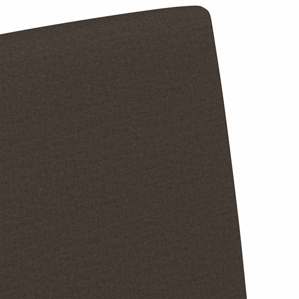 Produktbild för Matstolar med hjul 2 pcs Mörkgrå 57 x 67 x 95 cm Linne