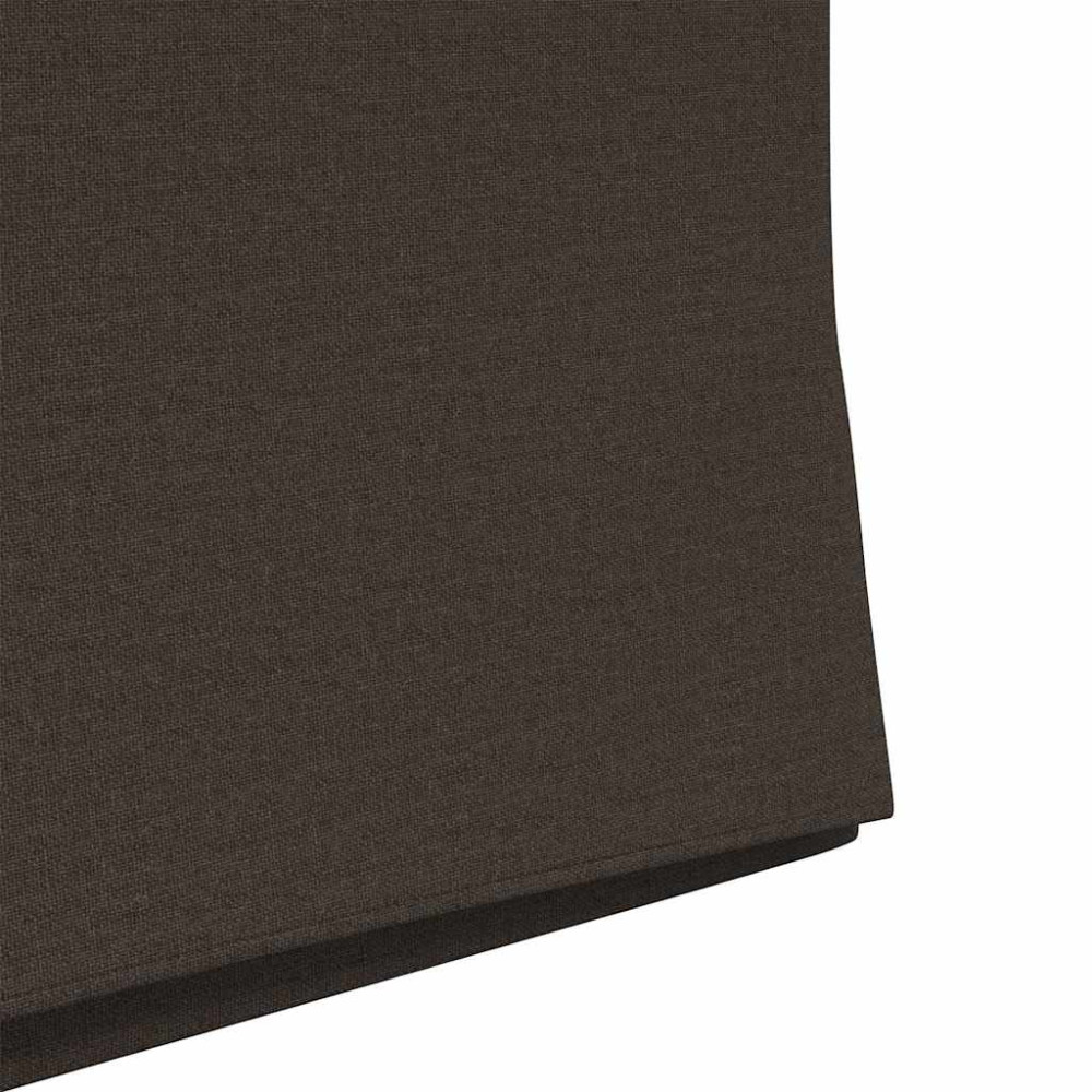 Produktbild för Matstolar med hjul 2 pcs Mörkgrå 57 x 67 x 95 cm Linne