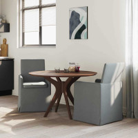 Produktbild för Matstolar 2 pcs Mörkgrå 57 x 67 x 95 cm tyg